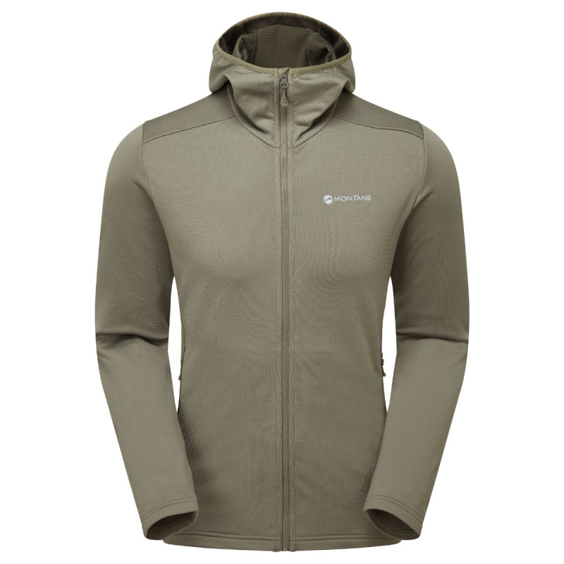 Montane Protium Hoodie, fleecová mikina, pánské, zelená