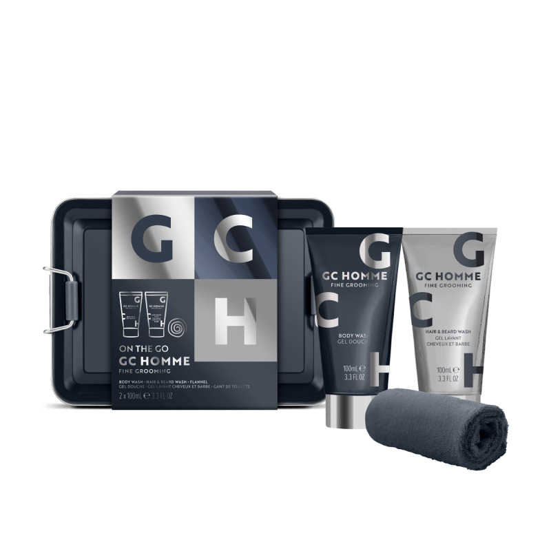 Grace Cole Dárková sada v plechové dóze Černý pepř & Mandarinka 3 ks