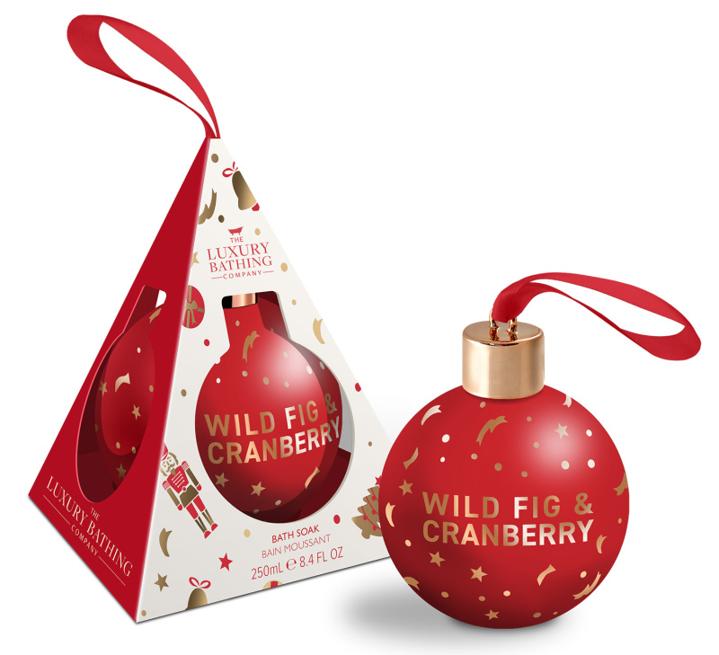 Grace Cole Pěna do koupele v baňce Fík & Brusinka 250 ml