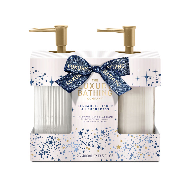 Grace Cole Dárková sada péče o ruce Bergamot, Zázvor & Lemongrass 2 ks