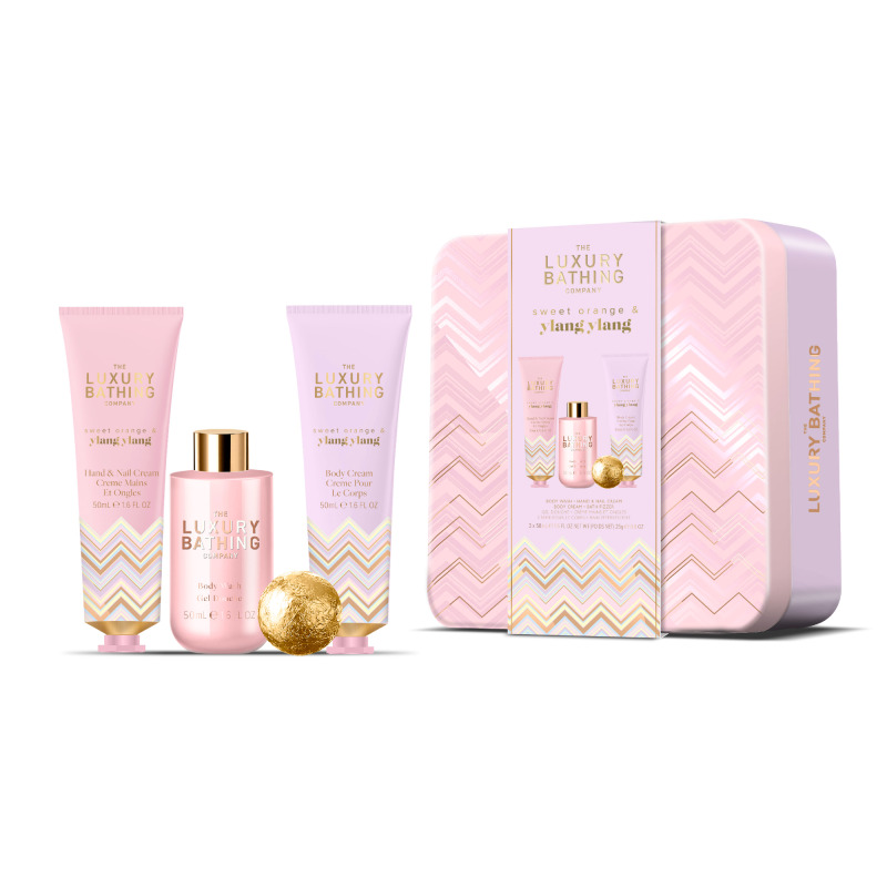 Grace Cole Dárková sada tělové péče Pomeranč & Ylang Ylang 4 ks