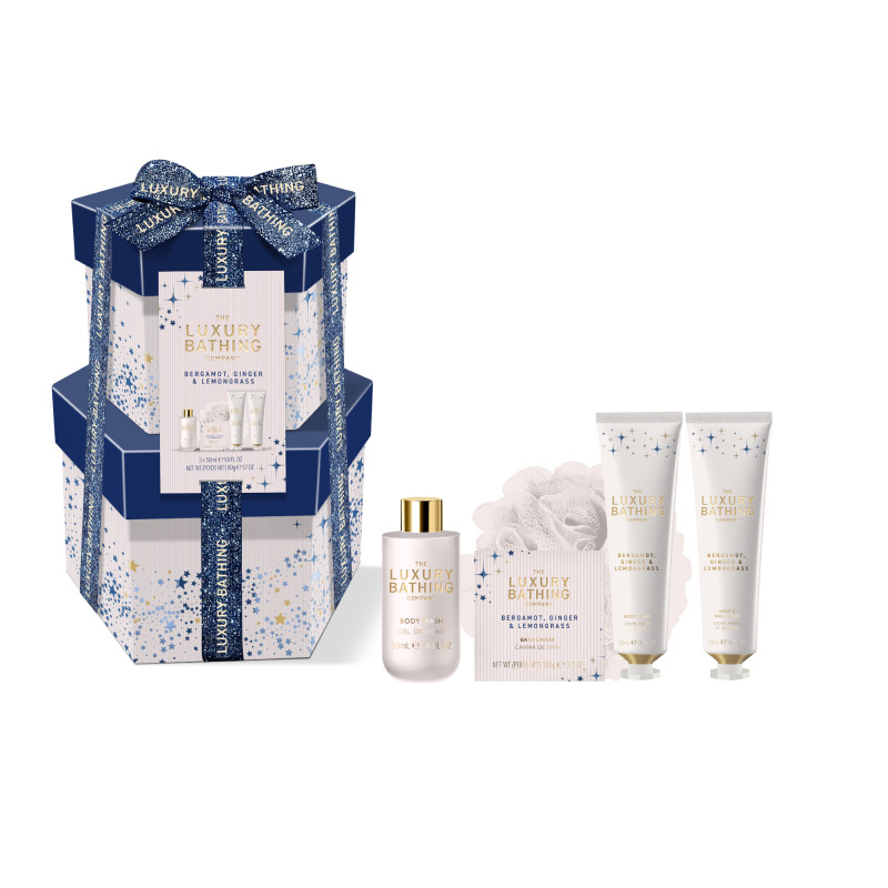 Grace Cole Dárková mini sada Bergamot, Zázvor & Lemongrass 5 ks