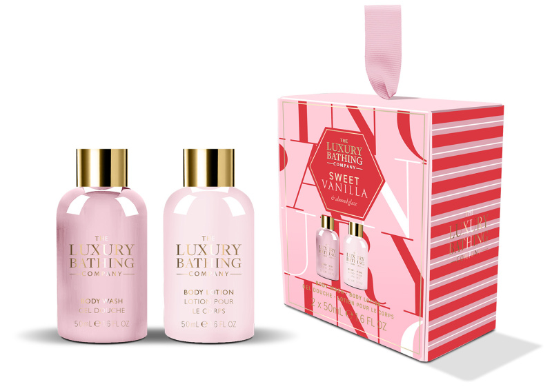 The Luxury Bathing Company Dárková sada péče o tělo Vanilka & Mandle 2 ks