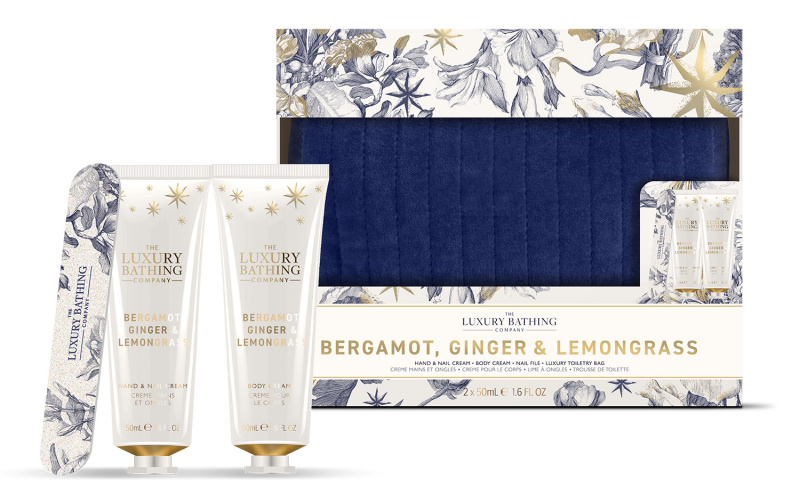 Grace Cole Dárková sada péče o tělo Bergamot, Zázvor & Lemongrass 4 ks