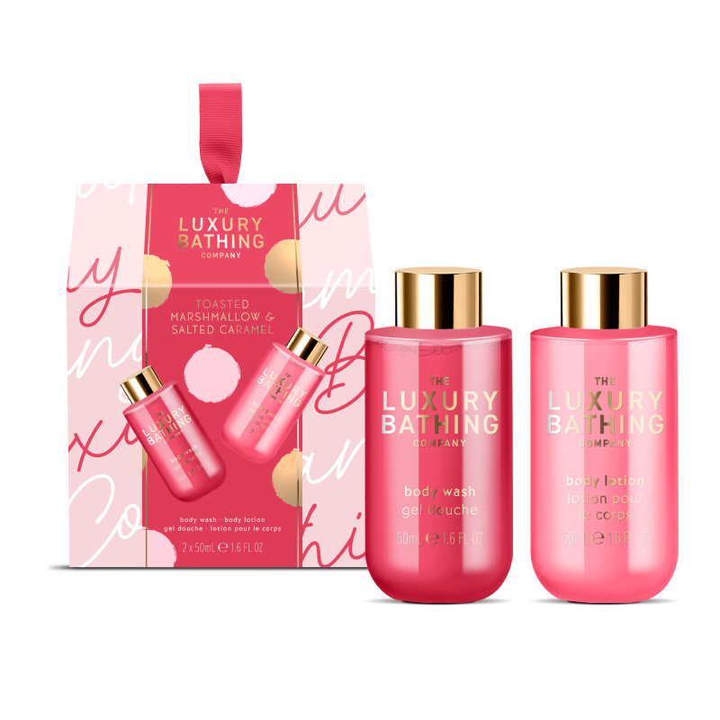 Grace Cole Dárková mini sada péče o tělo Toasted Marshmallow & Salted Caramel 2 ks