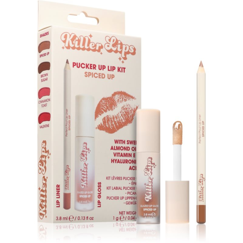 Killer Lips Pucker Up Lip Kit set na rty pro ženy Spiced Up