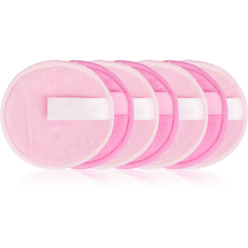Brushworks Reusable Microfibre Cleansing Pads pratelné odličovací tampony z mikrovlákna