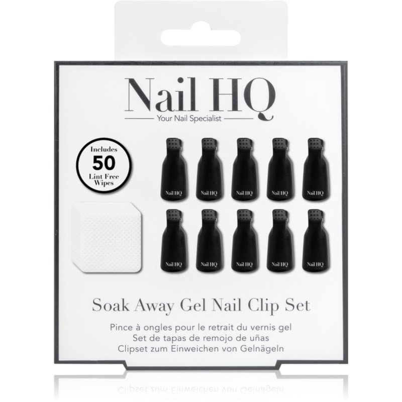 Nail HQ Soak Away Gel Nail Clip Set sada