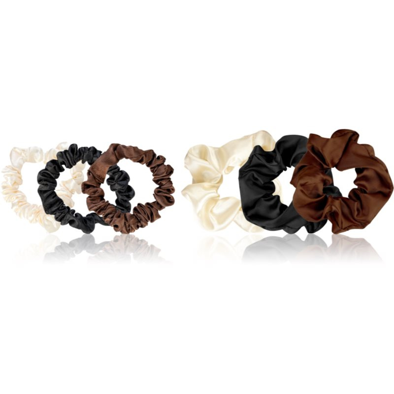 Brushworks Everyday Satin Scrunchie Set gumičky do vlasů