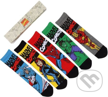 Pánske ponožky Marvel: Avengers set 5 párov (40-43 EU)