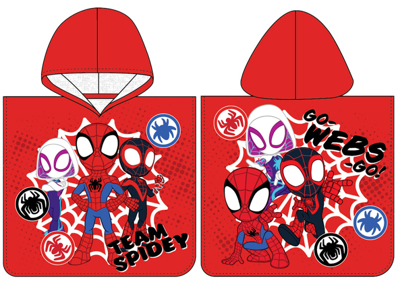 Carbotex Dětské pončo Spidey Tým Malých Hrdinů
