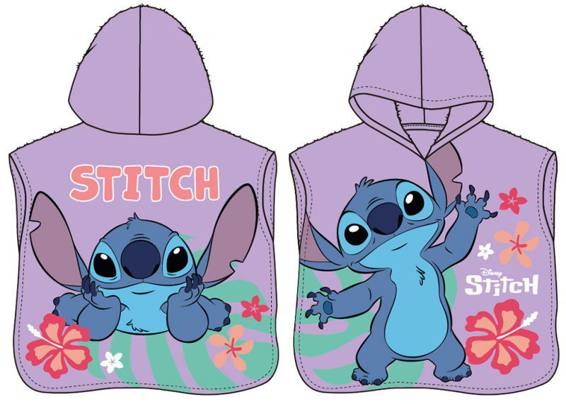 Carbotex Dětské pončo Lilo a Stitch Pozdrav z Havaje