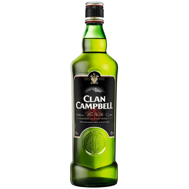 Clan Campbell Scotch Whisky 40% obj.