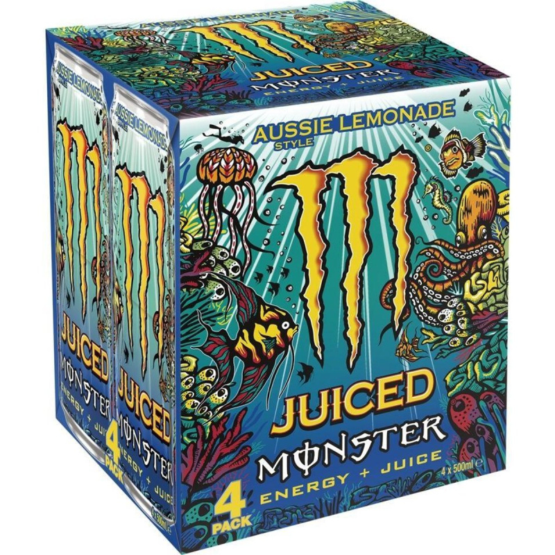 Monster Energy Juiced Aussie Style Lemonade 4×0,5 l