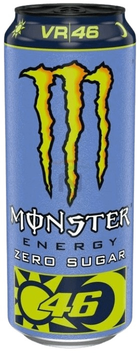 Monster Energy Sycený Energetický Nápoj 500 ml - Valentino Rossi zero sugar