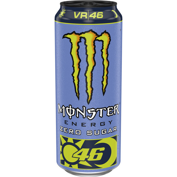 Monster Energy Sycený Energetický Nápoj 500 ml - Valentino Rossi zero sugar