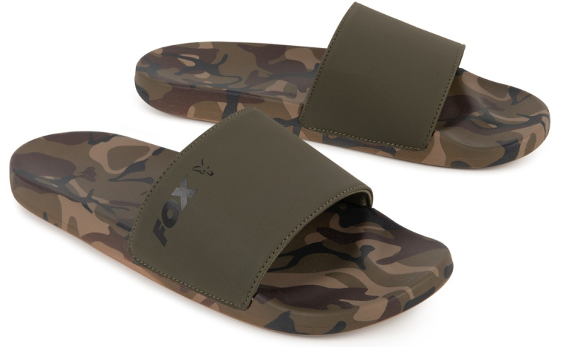 Fox pantofle khaki/camo sliders - 45