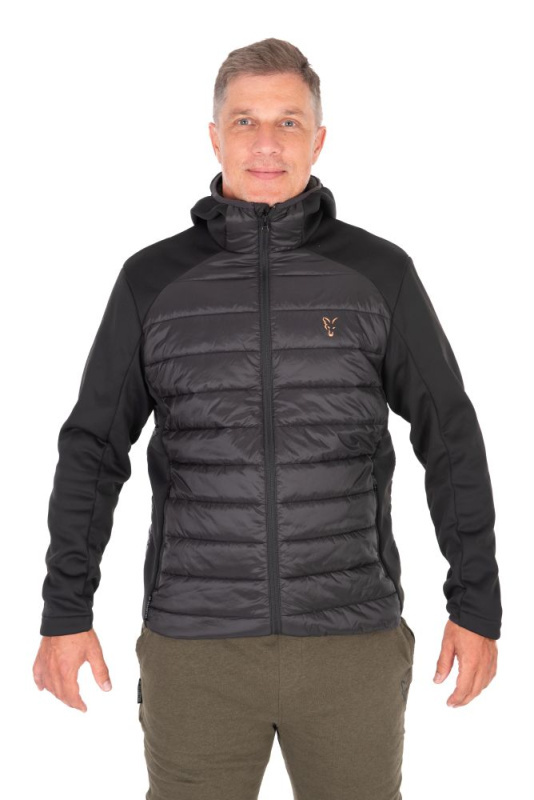 Fox bunda collection hybrid jacket black orange - l