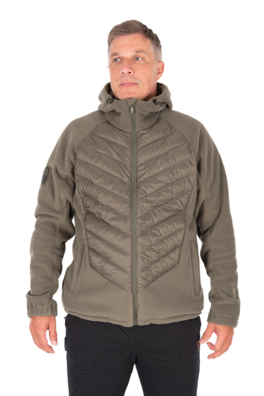 Fox bunda explorer fleece hooded jacket - m