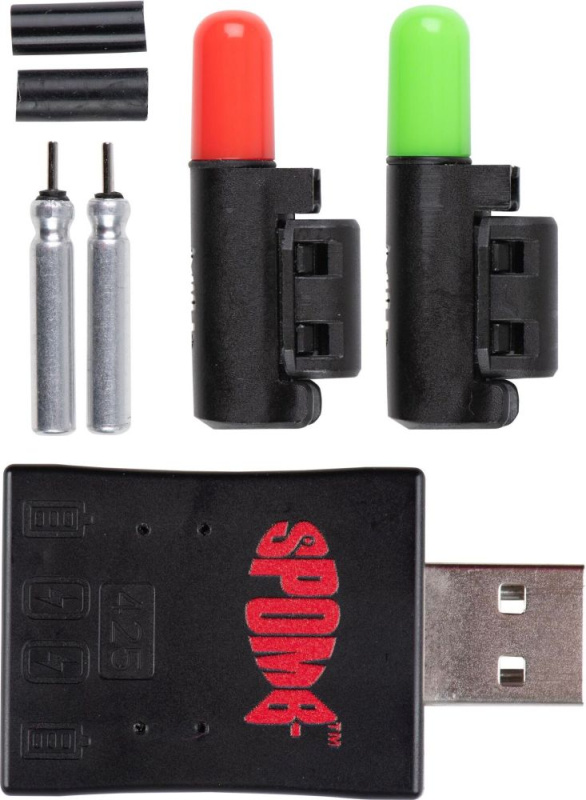 Spomb světlo na raketu light kit (2 světla + nabíječka)