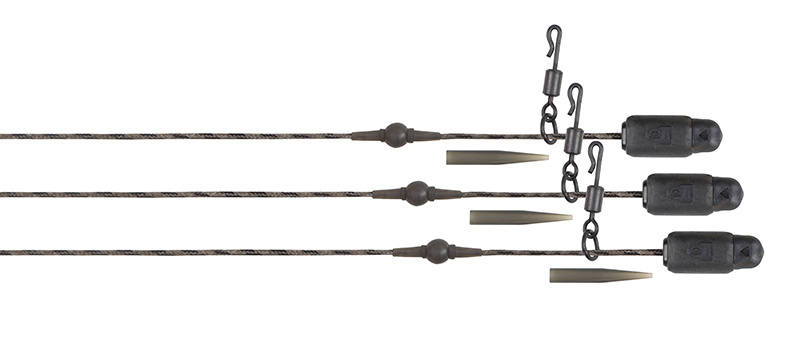 Fox montáž edges copper core heli-clip 3 ks 50 lb