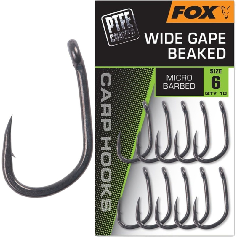 Fox háčky wide gape beaked 10 ks - 5