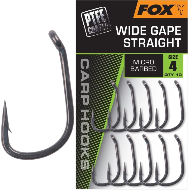 Fox háčky wide gape straight 10 ks - 4