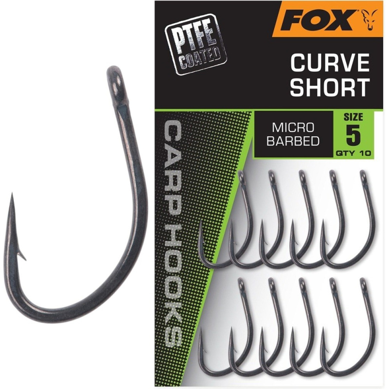 Fox háčky curve shank short 10 ks - velikost 2