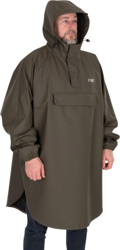 Fox pončo khaki poncho one size