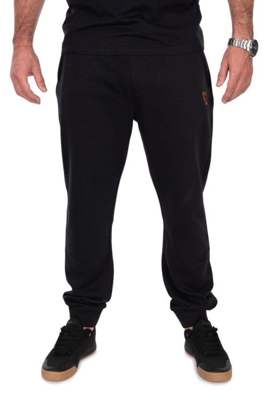 Fox tepláky classic joggers black/orange - m