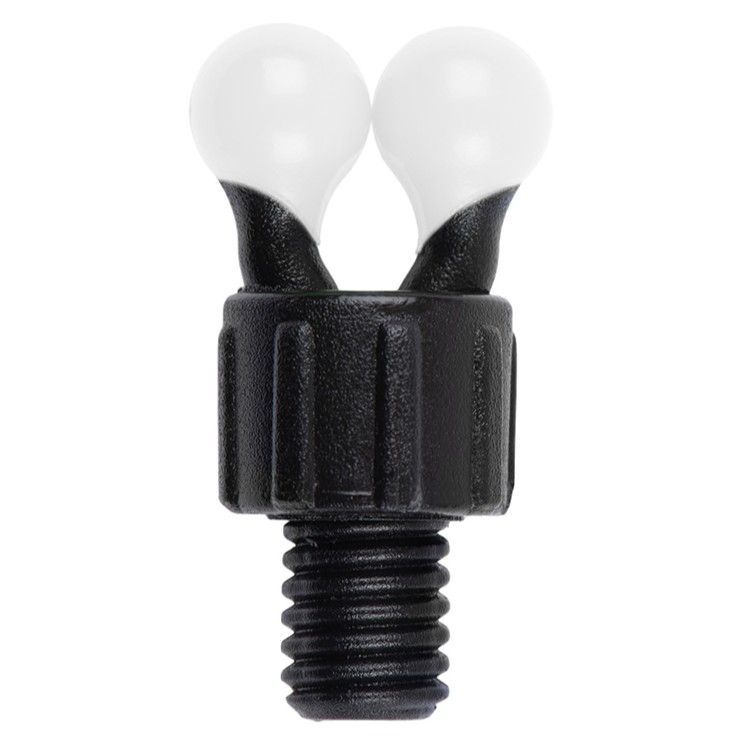 Fox klip black label bobbin clip 3 ks - white