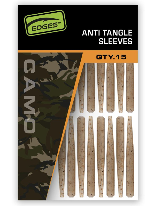 Fox převleky edges camo anti tangle sleeves 15 ks - standard