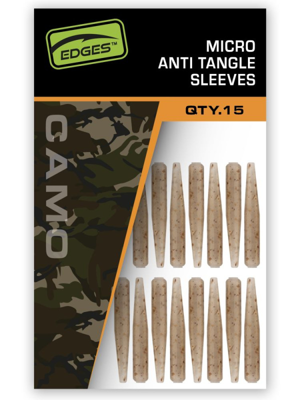 Fox převleky edges camo anti tangle sleeves 15 ks - micro