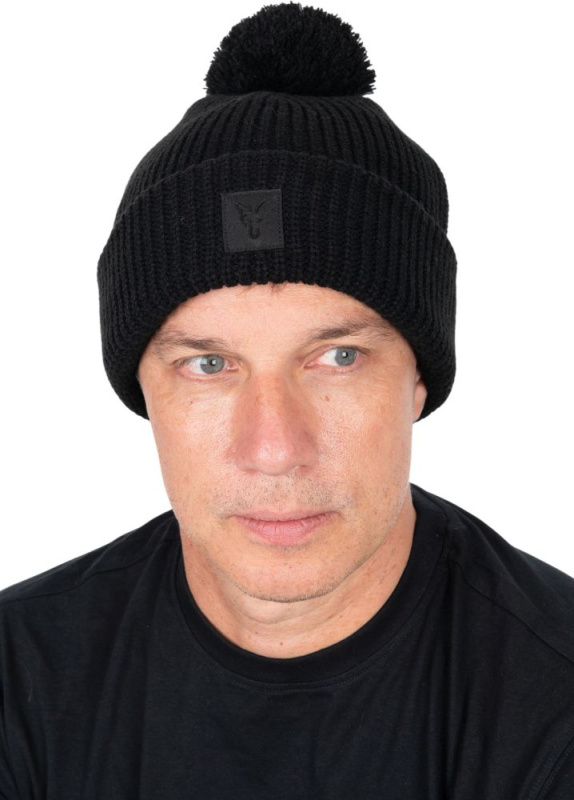 Fox zimní čepice black hd bobble