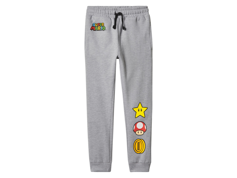 Chlapecké tepláky, Super Mario (šedá, 110/116)