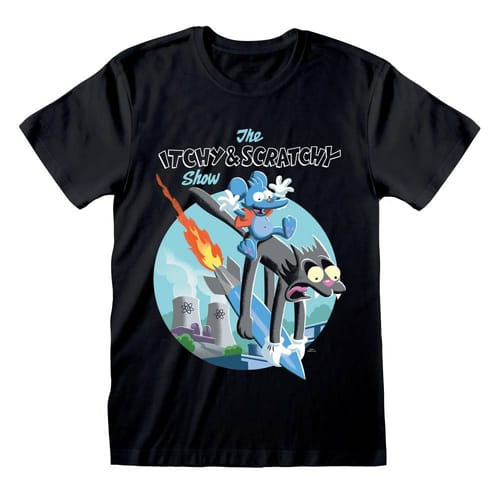 Tričko Simpsonovi - The Itchy & Scratchy Show, velikost XXL