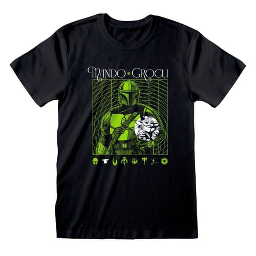 Tričko Star Wars: Mandalorian - Mando & Grogu, velikost XXL