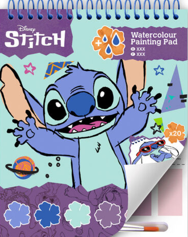 Lilo a Stitch blok s omalovánkami a barvami