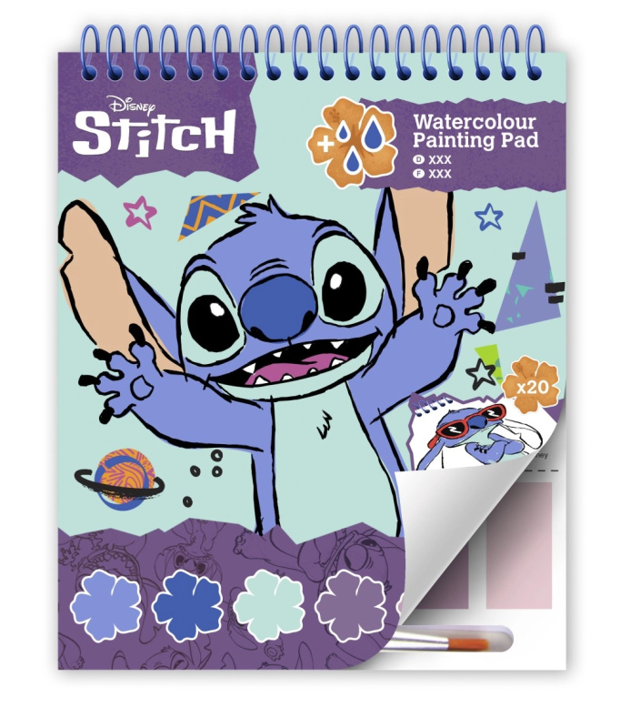 Lilo a Stitch blok s omalovánkami a barvami