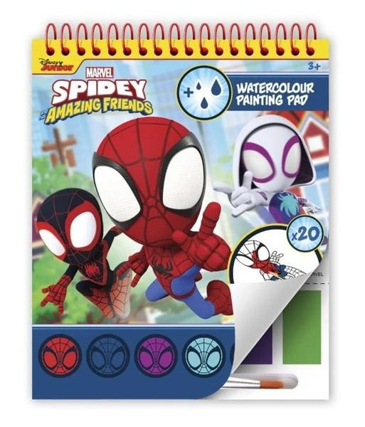 Spidey blok k omalovánkami a barvami