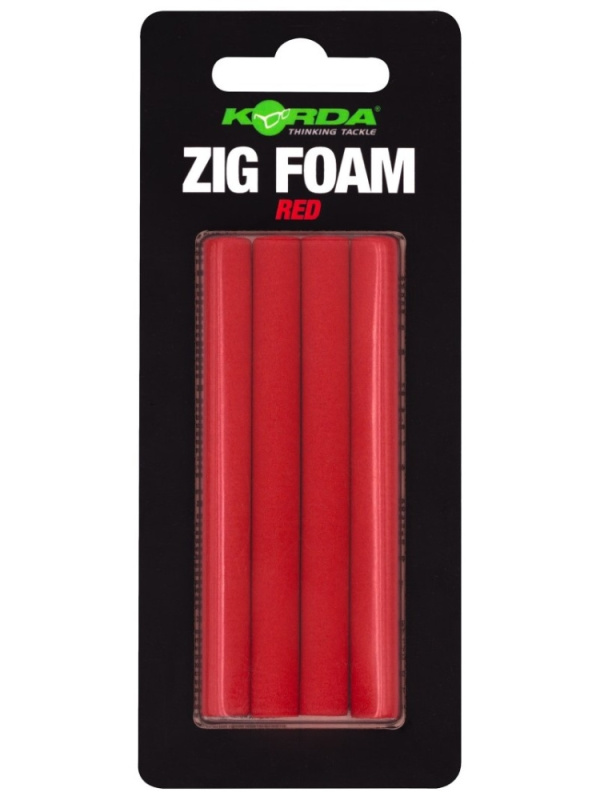 Korda pěnové válečky zig foam - červená