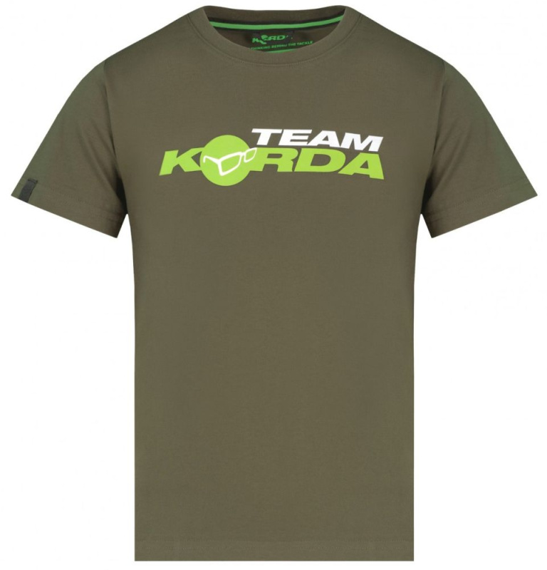 Korda tričko tk kids t-shirt dark olive - 12-13 let