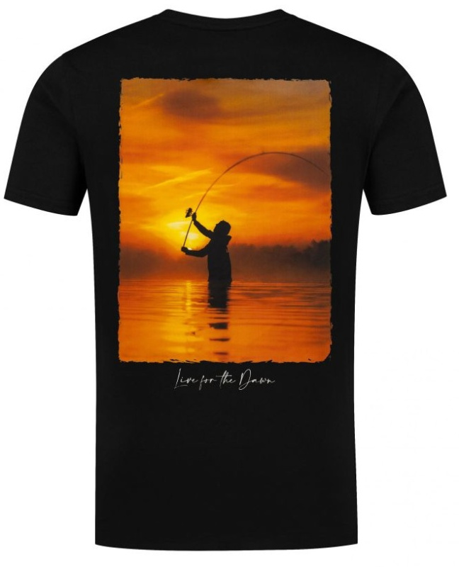 Korda tričko sunrise tee black - s