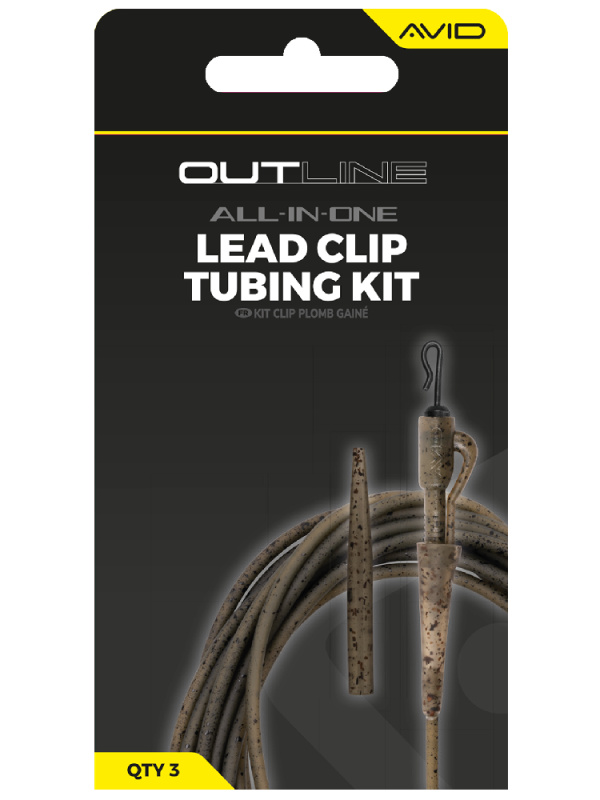 Avid carp montáž outline lead clip tubing kit