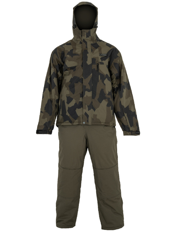Avid carp zimní oblek arctic-series distortion thermal suit - l