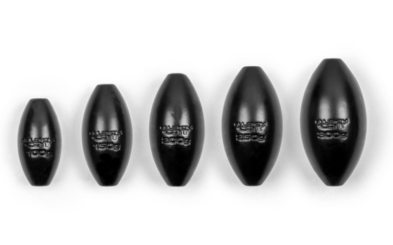 Black cat olovo inline weights - 250 g