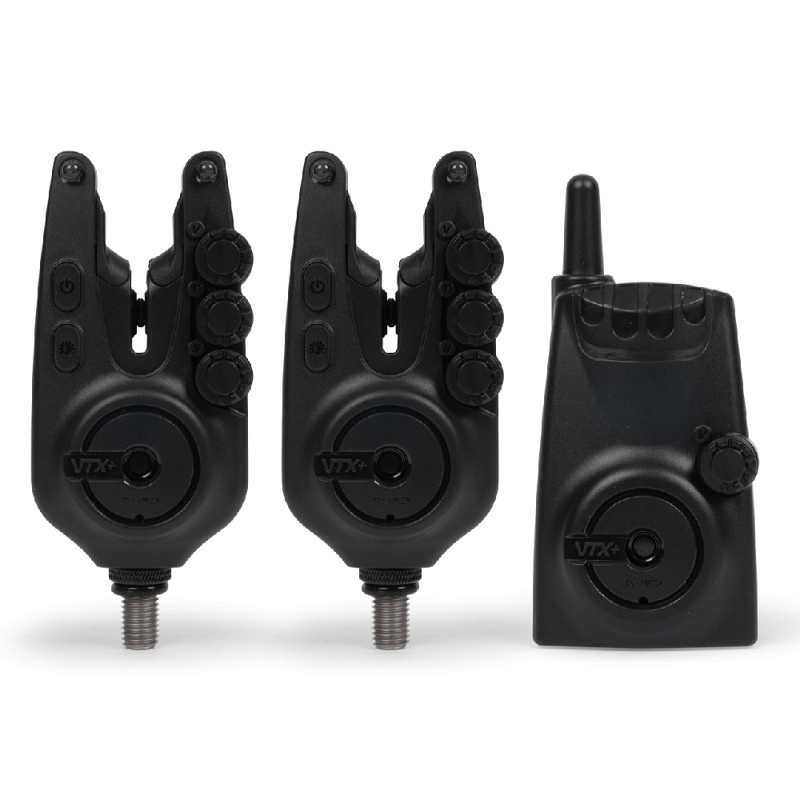 Avid carp sada signalizatorů vtx+ bite alarm set - 2+1