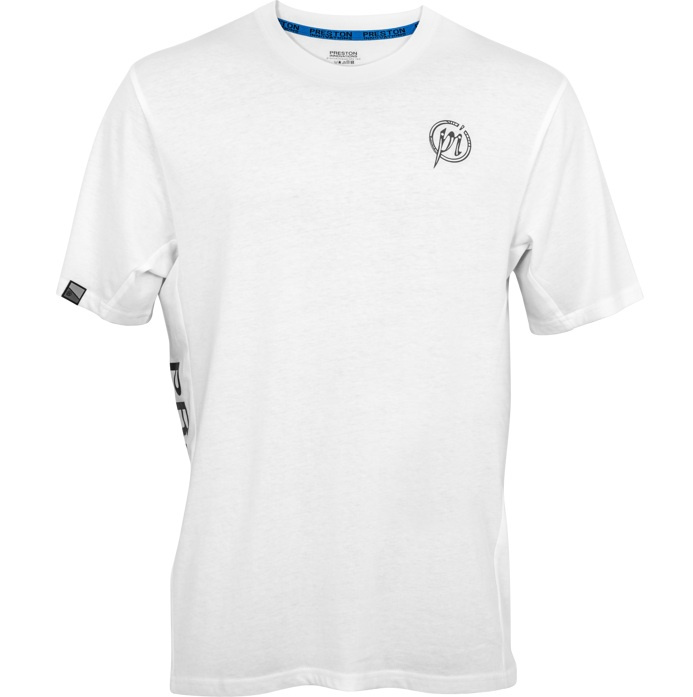 Preston innovations tričko core collection t-shirt white - s