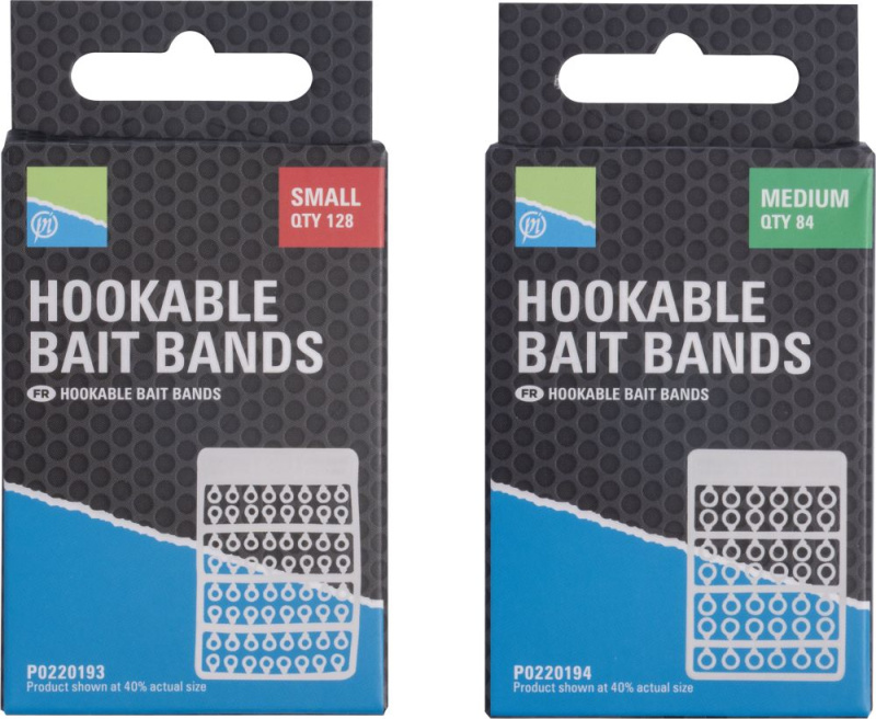 Preston inavations gumičky na nástrahy hookable bait bands - medium