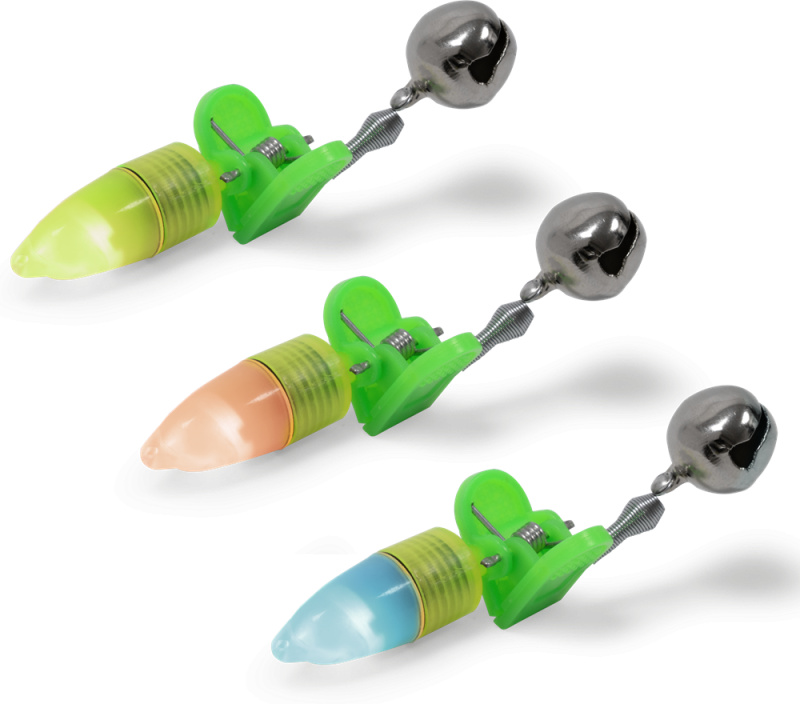 Zebco rolnička trophy single bell triple light set 3 ks 16 mm